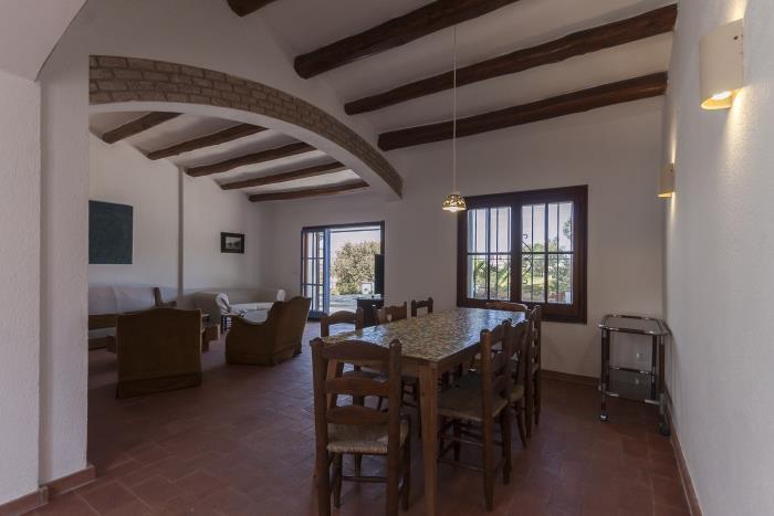 big house with bbq and dining room outside - tossa de mar