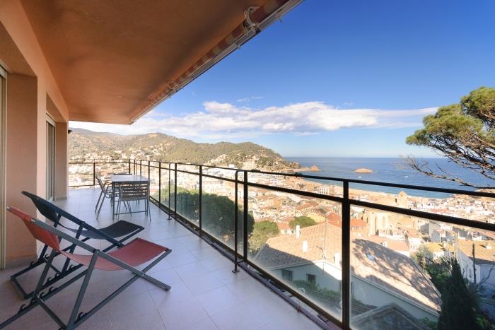 pool and sea views apartment with 2 parking spaces - tossa de mar